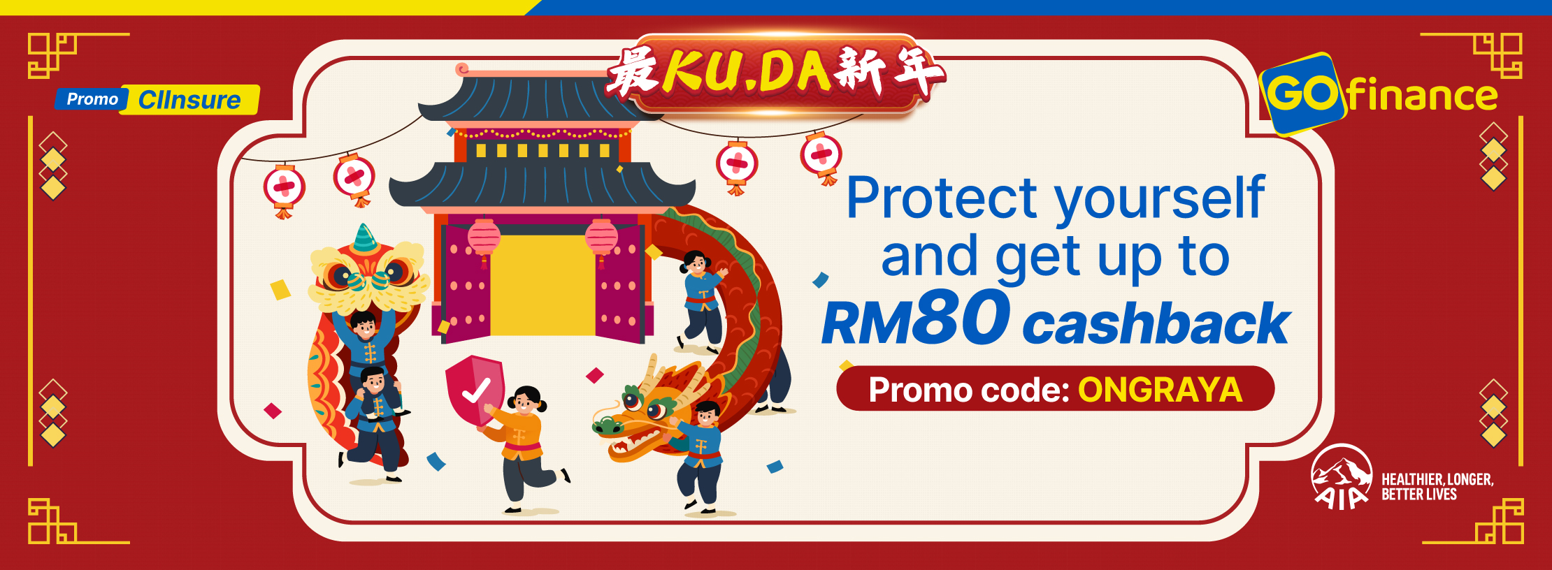 Critical Illness Coverage with Up to RM80 Cashback This CNY! - Web Banner