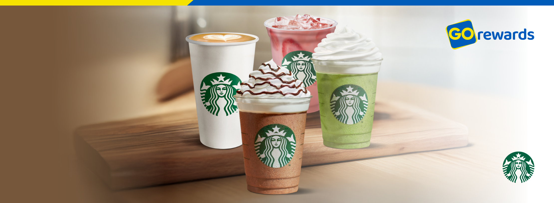 Starbucks: Collect 3X points now! - Web Banner