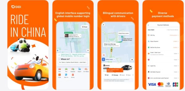 didi, apps for china