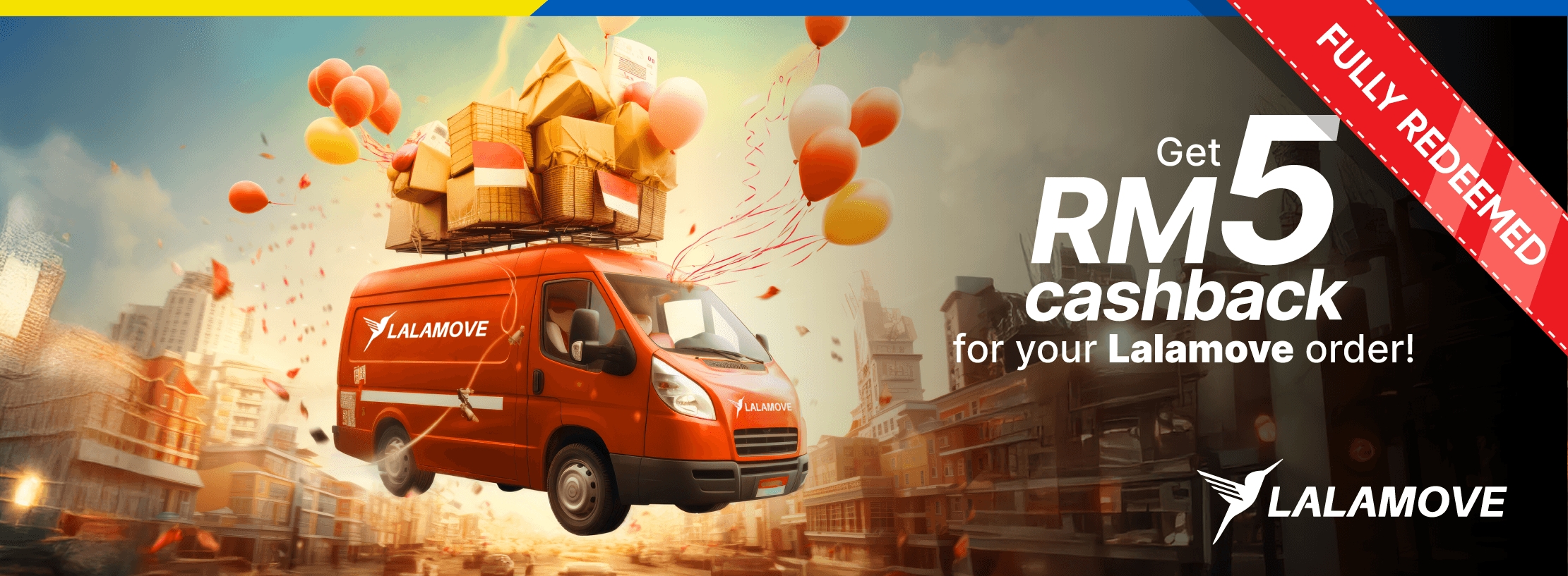 Lalamove RM5 Cashback - Web Banner