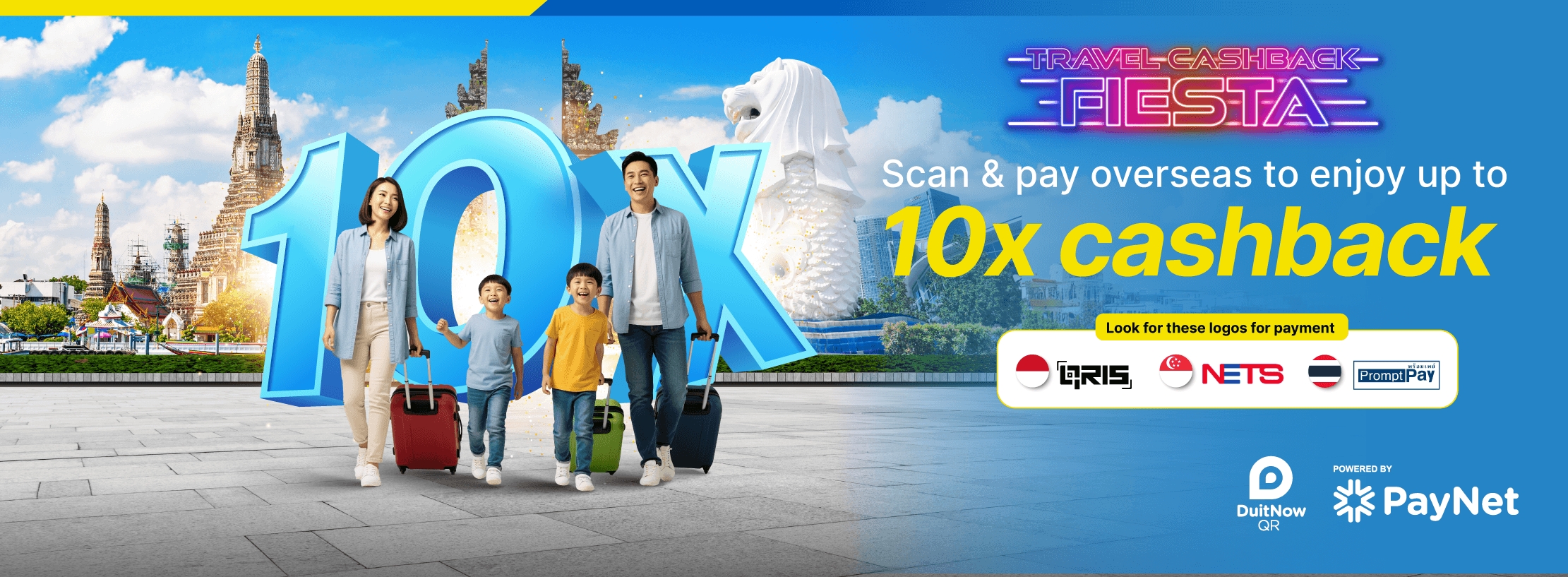 Travel Cashback Fiesta - Web Banner